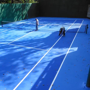 red para cancha de tenis