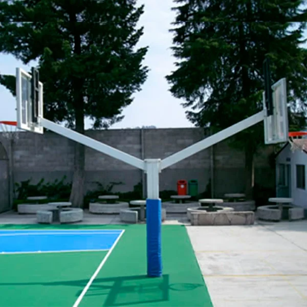 Sistema fijo doble de basquetbol