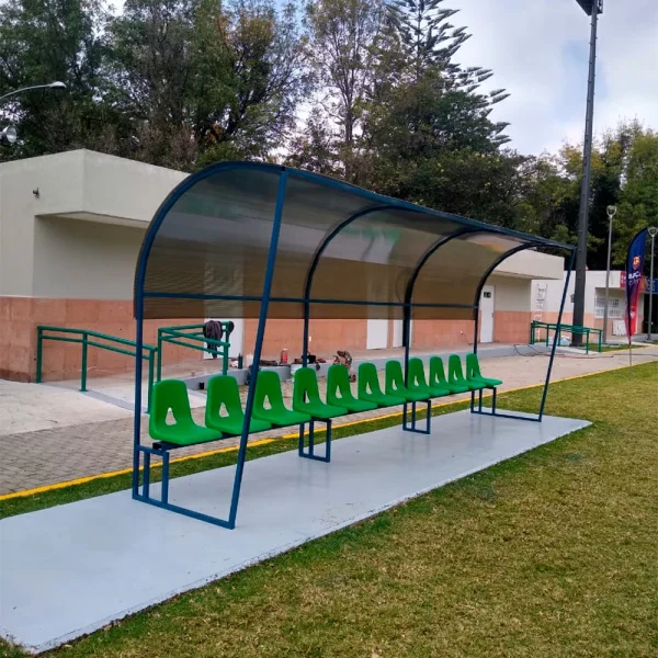 Banca para jugadores de futbol