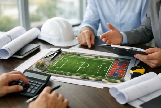 Cómo cotizar cancha deportiva institucional