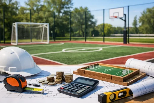 Cuánto cuesta construir una cancha deportiva