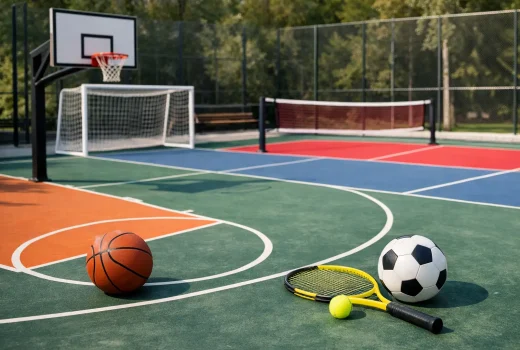 Guía de medidas cancha multideportiva