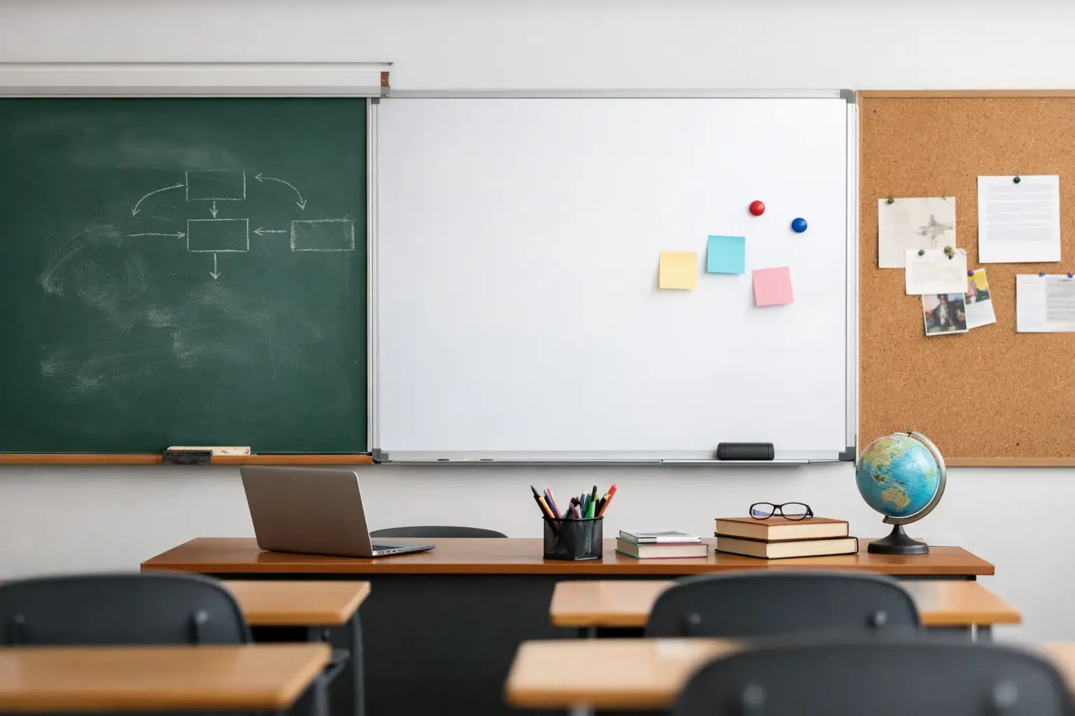 ¿Qué tablero necesita una preparatoria escolar?