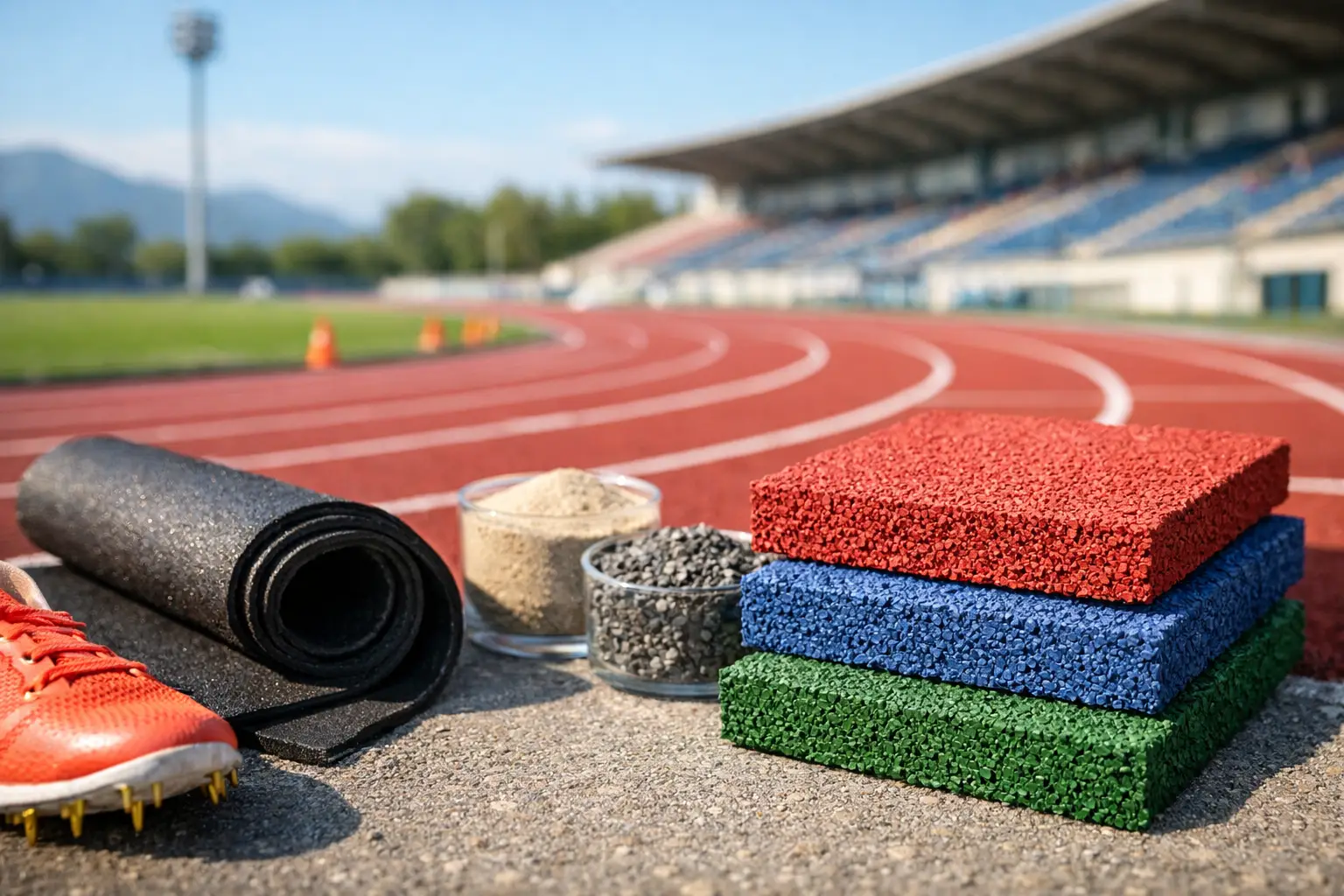 Cómo elegir material para pista de atletismo