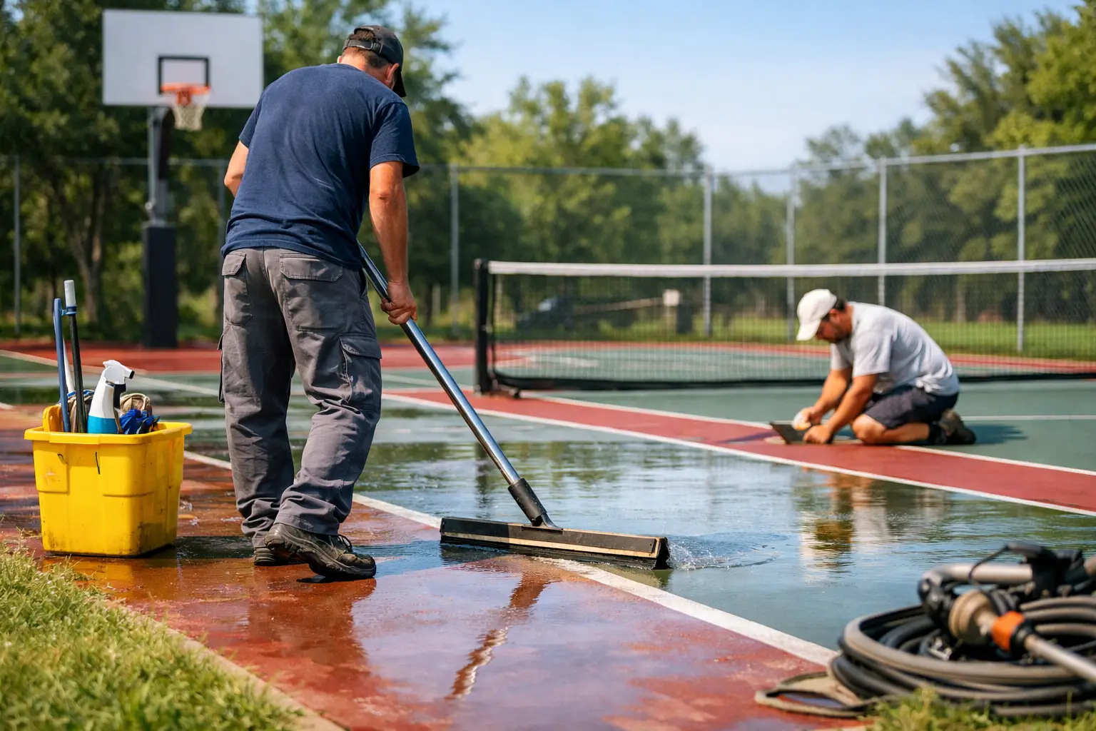 Guía de mantenimiento de canchas exteriores